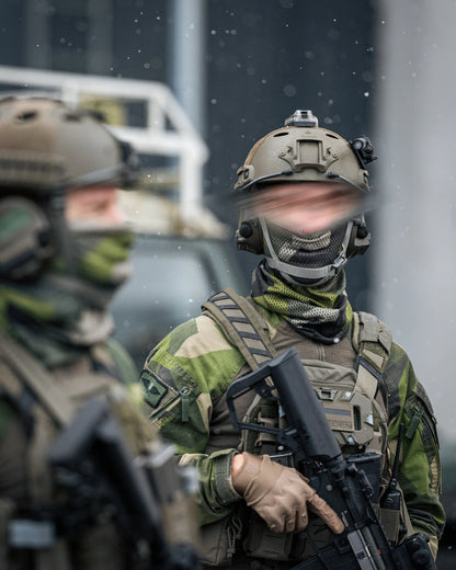 MoG Target Combat worn by Swedish soldier